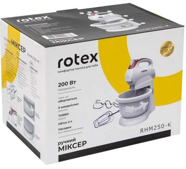 Міксер Rotex RHM250-K огляд - фото 11