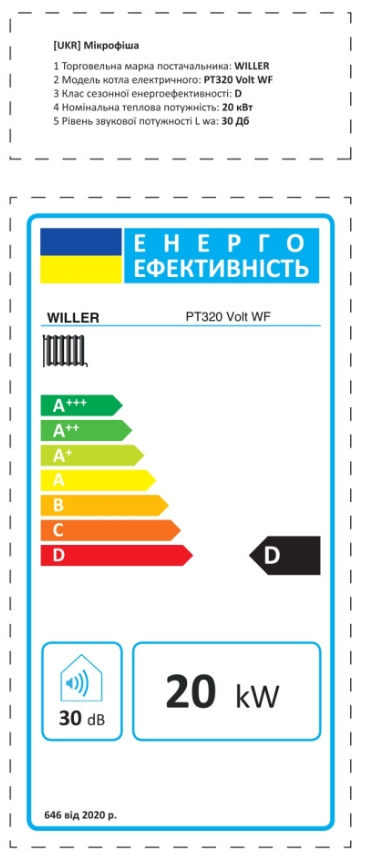 Willer PT320 Volt WF Микрофиша