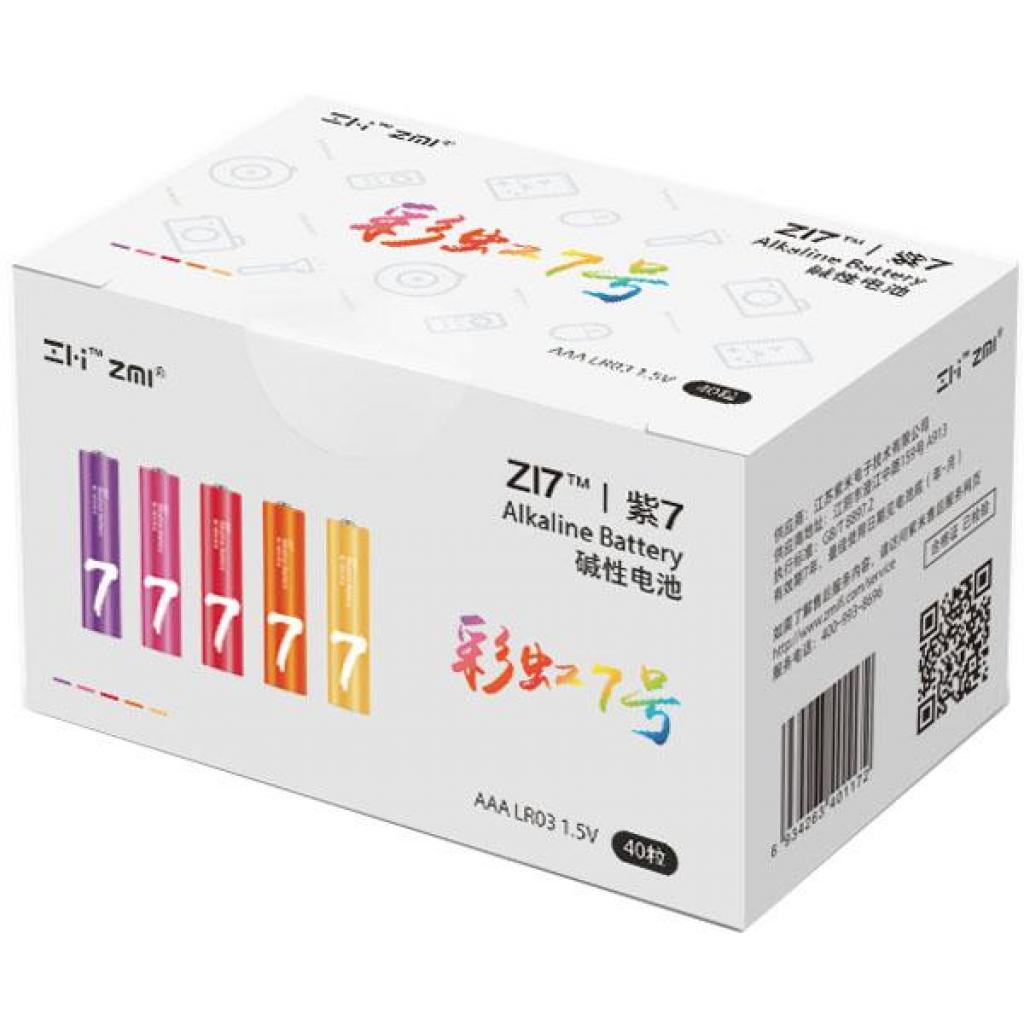 Батарейка ZMI ZI7 Rainbow AAA batteries*40 (Ф01153) в интернет-магазине, главное фото