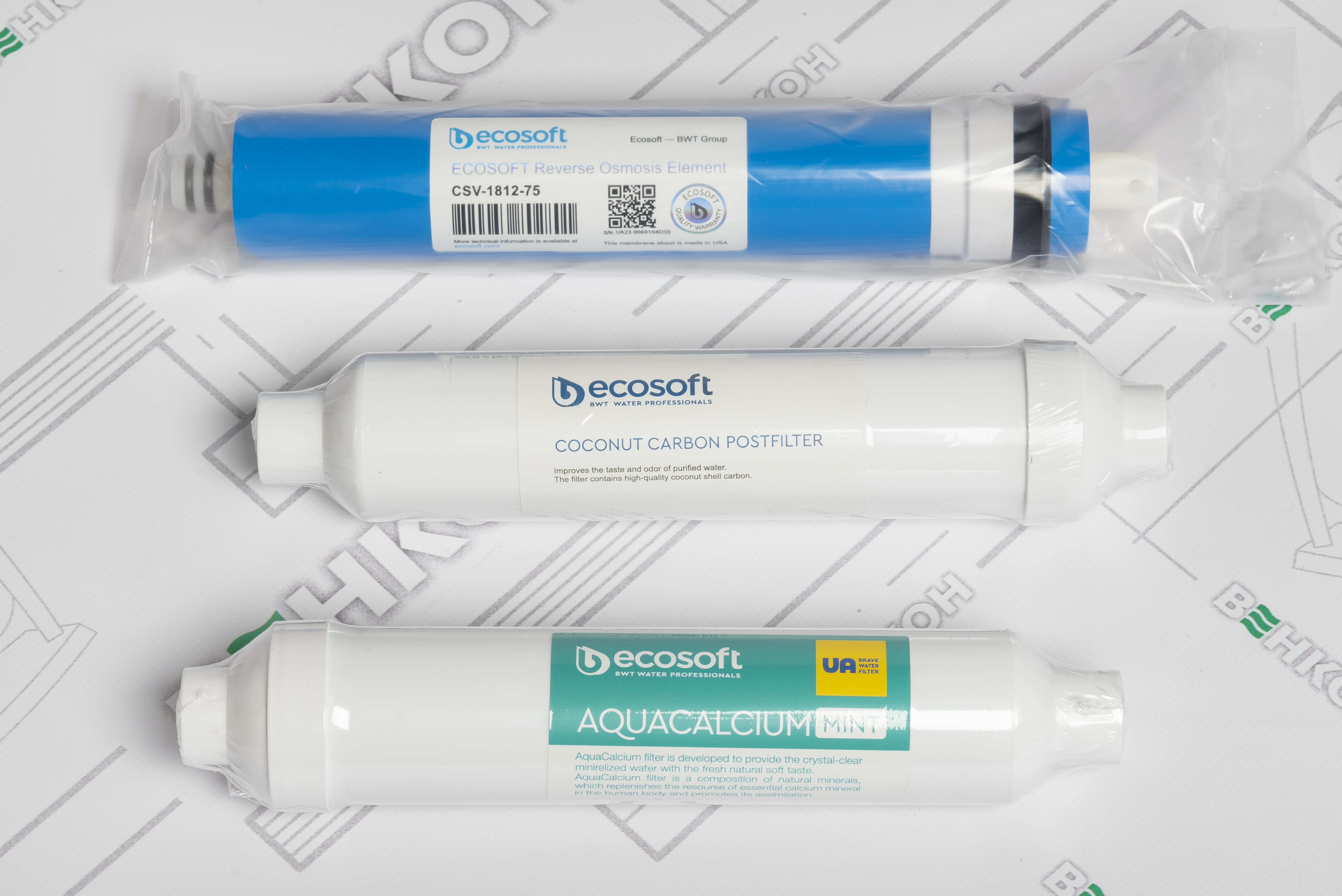 Комплект картриджів Ecosoft P’URE AquaCalcium Mint "12 міс" (CHV6PUREMAC) відгуки - зображення 5