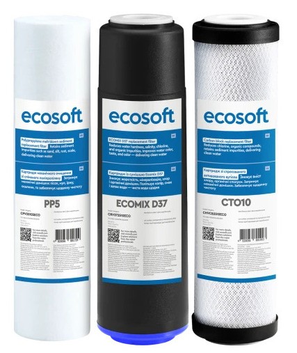 Річний запас картриджів Ecosoft для потрійного фільтра Ecosoft CMV6ECO ціна 1625 грн - фотографія 2