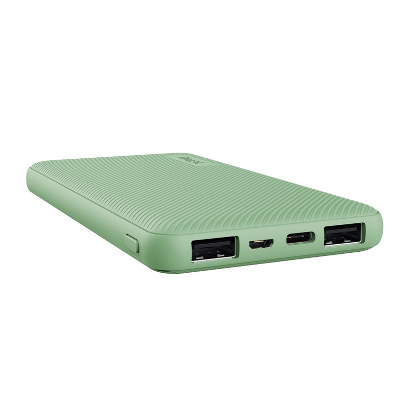 Повербанк Trust Primo ECO 10000 mAh Green ціна 799.00 грн - фотографія 2