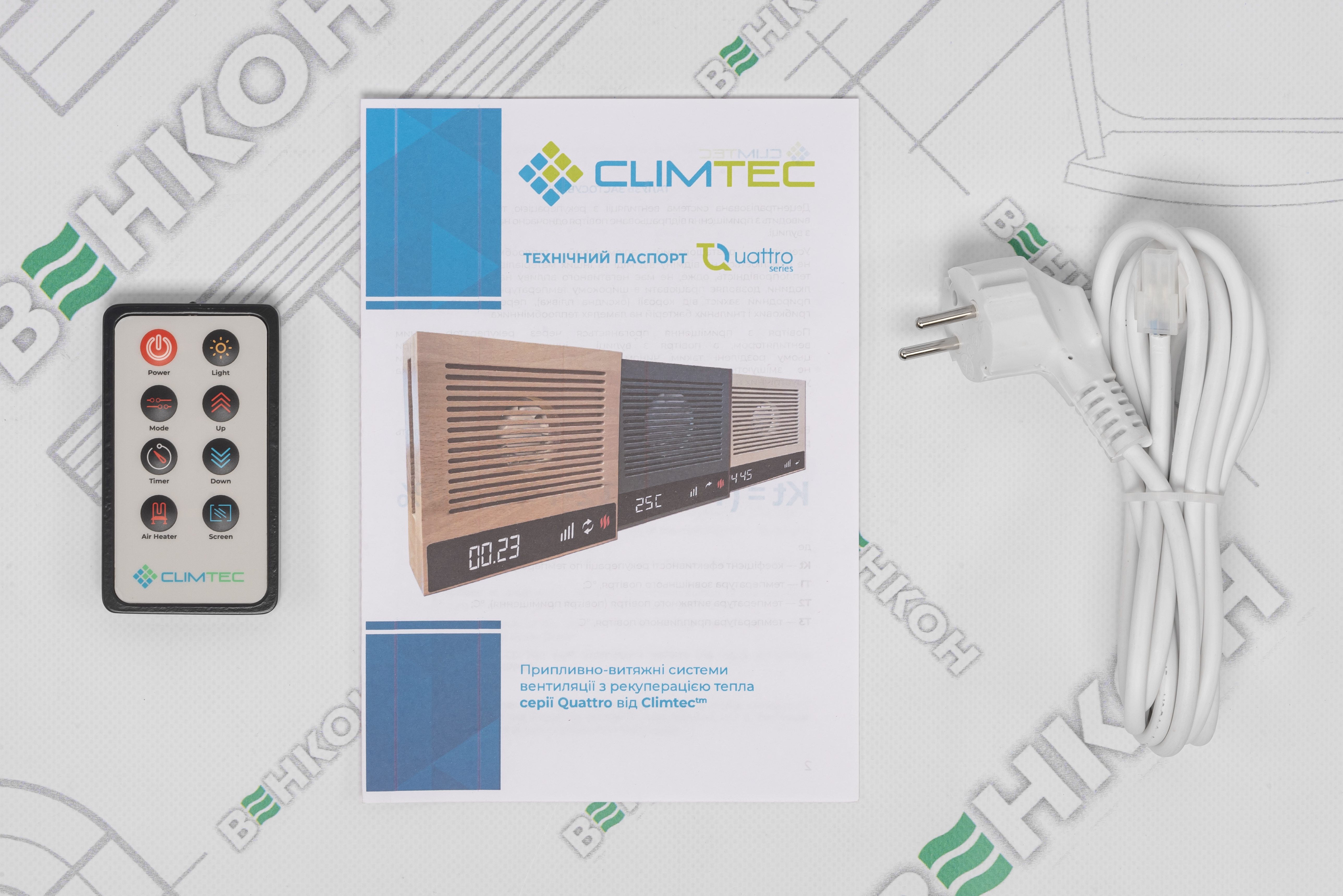 огляд товару Рекуператор Climtec Quattro 100 Standard (Графітовий сірий) - фотографія 12