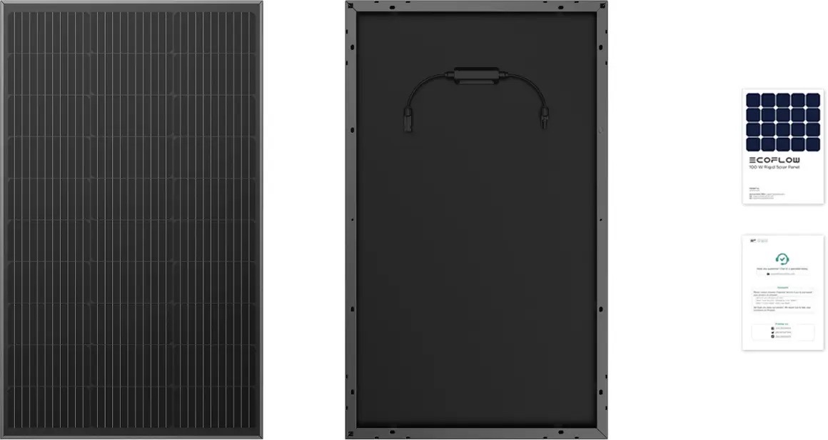 в продажу Сонячна панель EcoFlow 100W Solar Panel - стаціонарна - фото 3