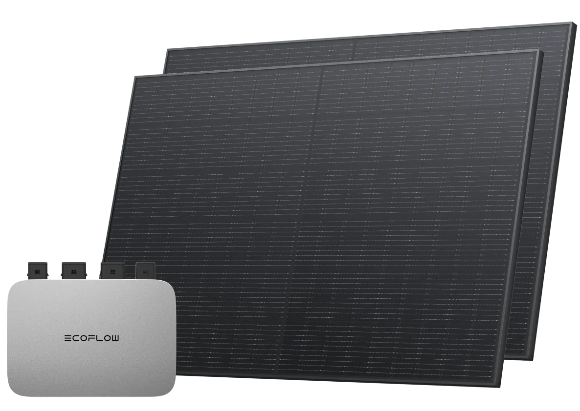 Система резервного питания EcoFlow PowerStream - мікроінвертор 600W + 2 x 400W стаціонарні сонячні панелі цена 35999.00 грн - фотография 2