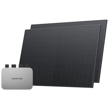 Система резервного живлення EcoFlow PowerStream - микроинвертор 800W + 2 x 400W стационарные солнечные панели ціна 37999.00 грн - фотографія 2