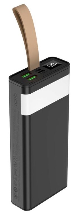 XO PR129 - 20000 mAh PD20W + QC22.5W with light Black