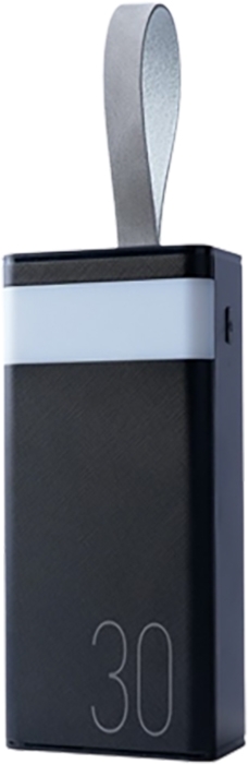 Remax Chinen Type-C 20W + 2USB 22.5W 30000mAh LED Black (RPP-320)