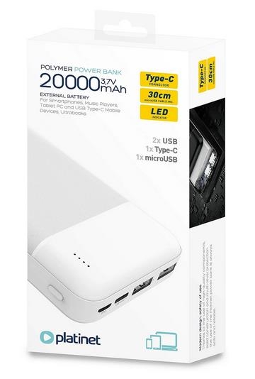 продаём Platinet 20000MAH WHITE PMPB20W706W в Украине - фото 4