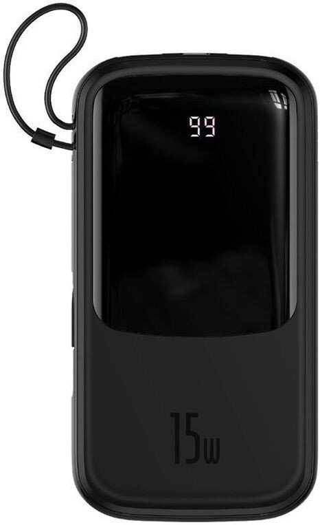 Baseus Qpow 20000mAh 15W (+IP Cable)(PPQD-F01) Black