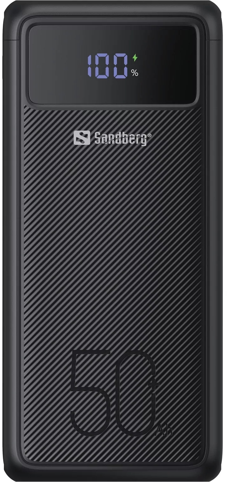 в продажу Повербанк Sandberg PD 50000 mAh 130W PD, 3хUSB 3xType-C LED 2W (420-75) - фото 3
