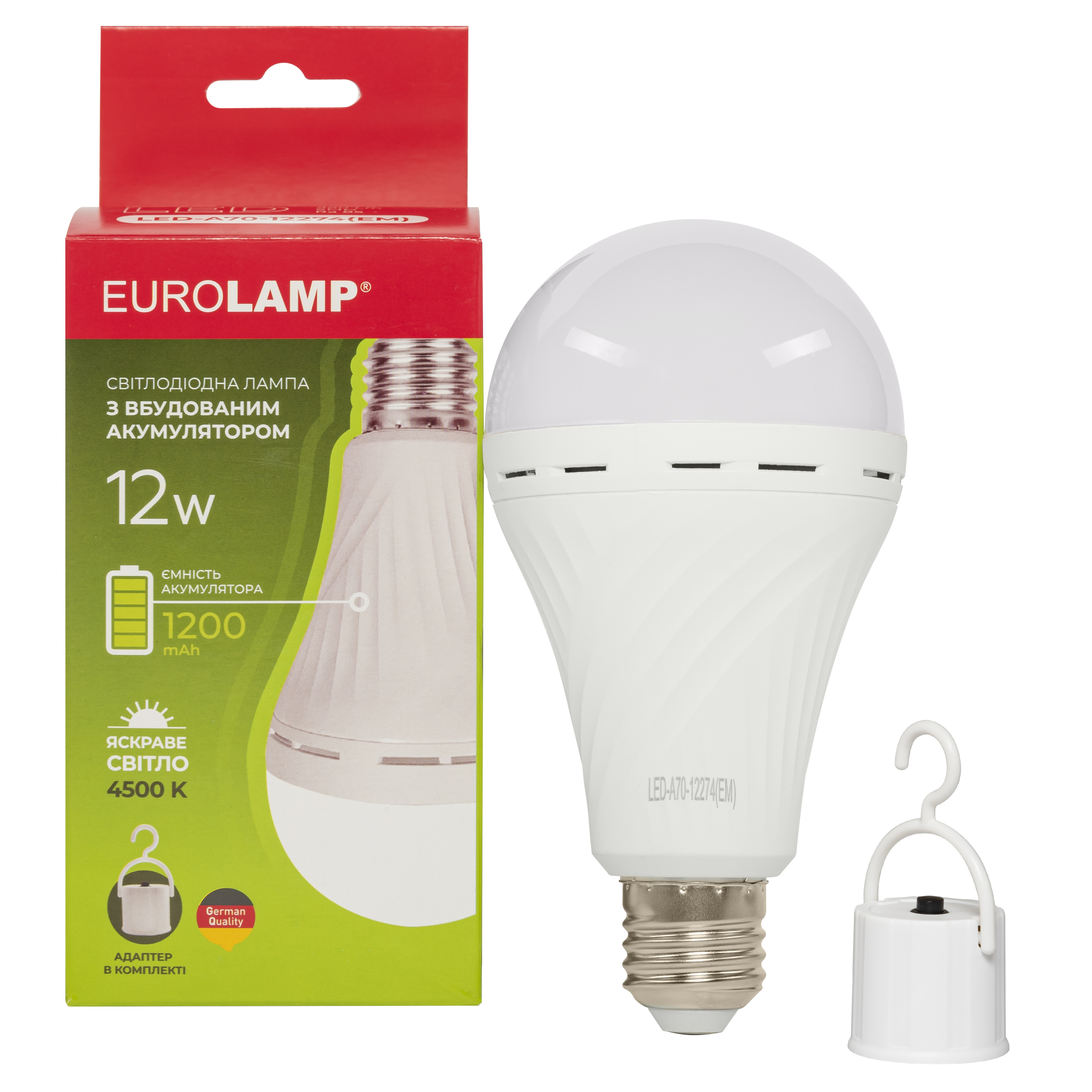 Eurolamp A70 12W 4500K 220V E27 (LED-A70-12274(EM)