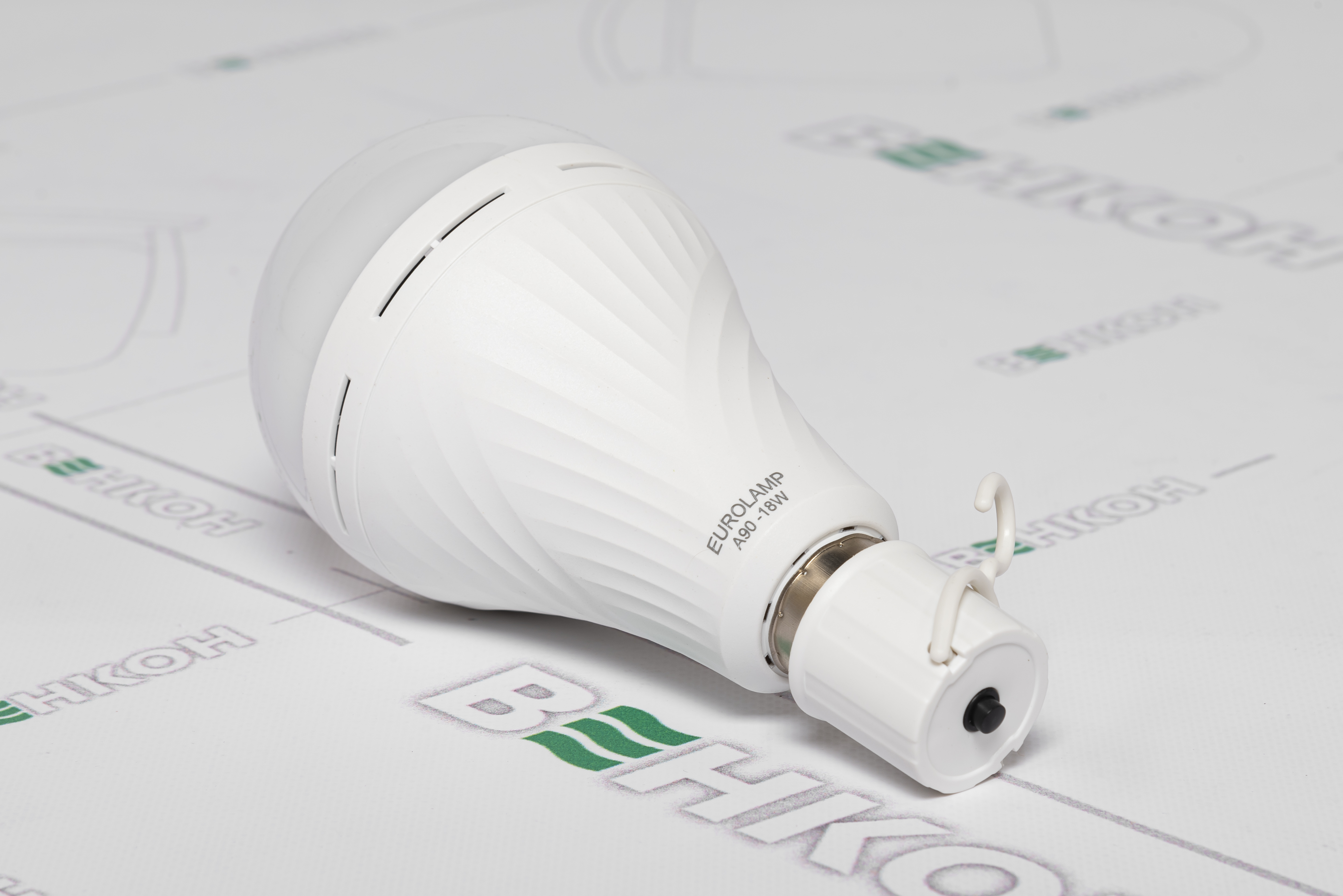 в продаже Светодиодная лампа с аккумулятором Eurolamp A90 18W 4500K 220V E27 (LED-A90-18274(EM)) - фото 3