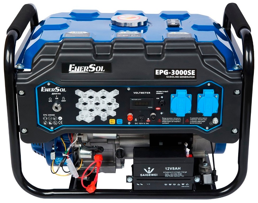 Характеристики генератор EnerSol EPG-3000SE