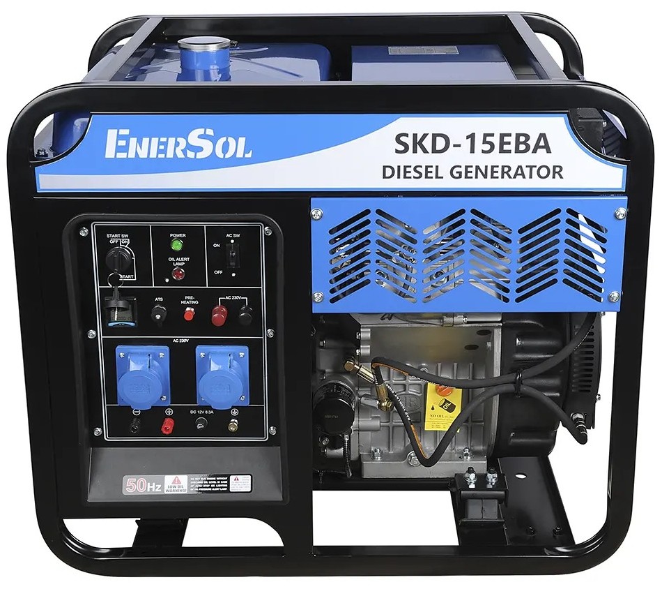 Дизельний генератор EnerSol SKD-15EBA