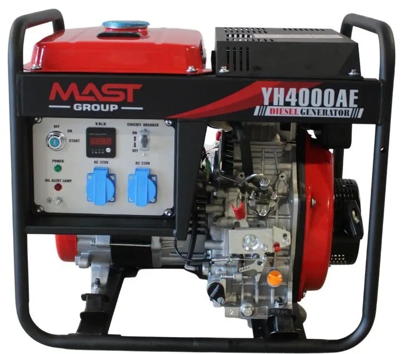Характеристики генератор Mast Group YH4000AE