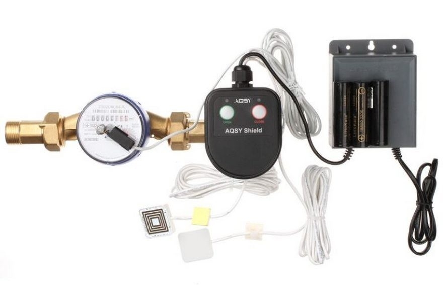 AQSY Shield 1/2 Enolgas з лічильником та ДБЖ + два датчики AQSY WS Simple 3м