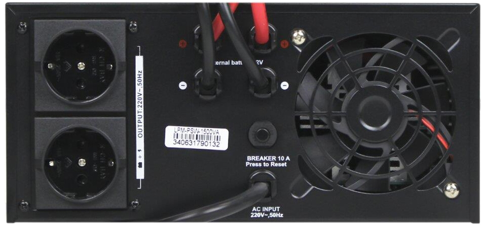 Комплект для резервного живлення LogicPower UPS B1500 + АКБ GL 1440W (19996) характеристики - фотографія 7
