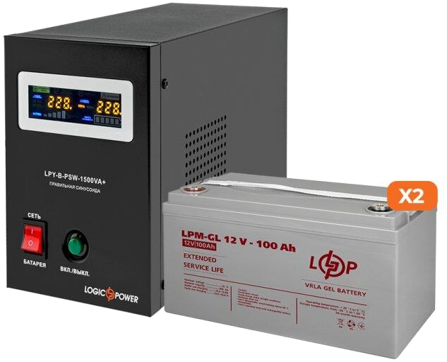 LogicPower UPS B1500 + АКБ GL 2800W (19800)