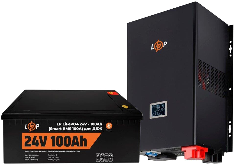 Комплект для резервного питания LogicPower UPS 3600VA + АКБ LiFePO4 2560W (20489) в интернет-магазине, главное фото