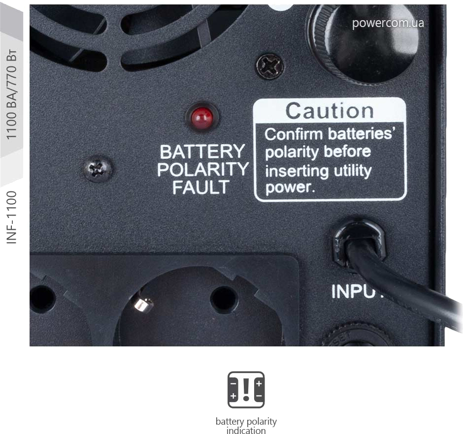 Источник бесперебойного питания Powercom INF-1100 инструкция - изображение 6