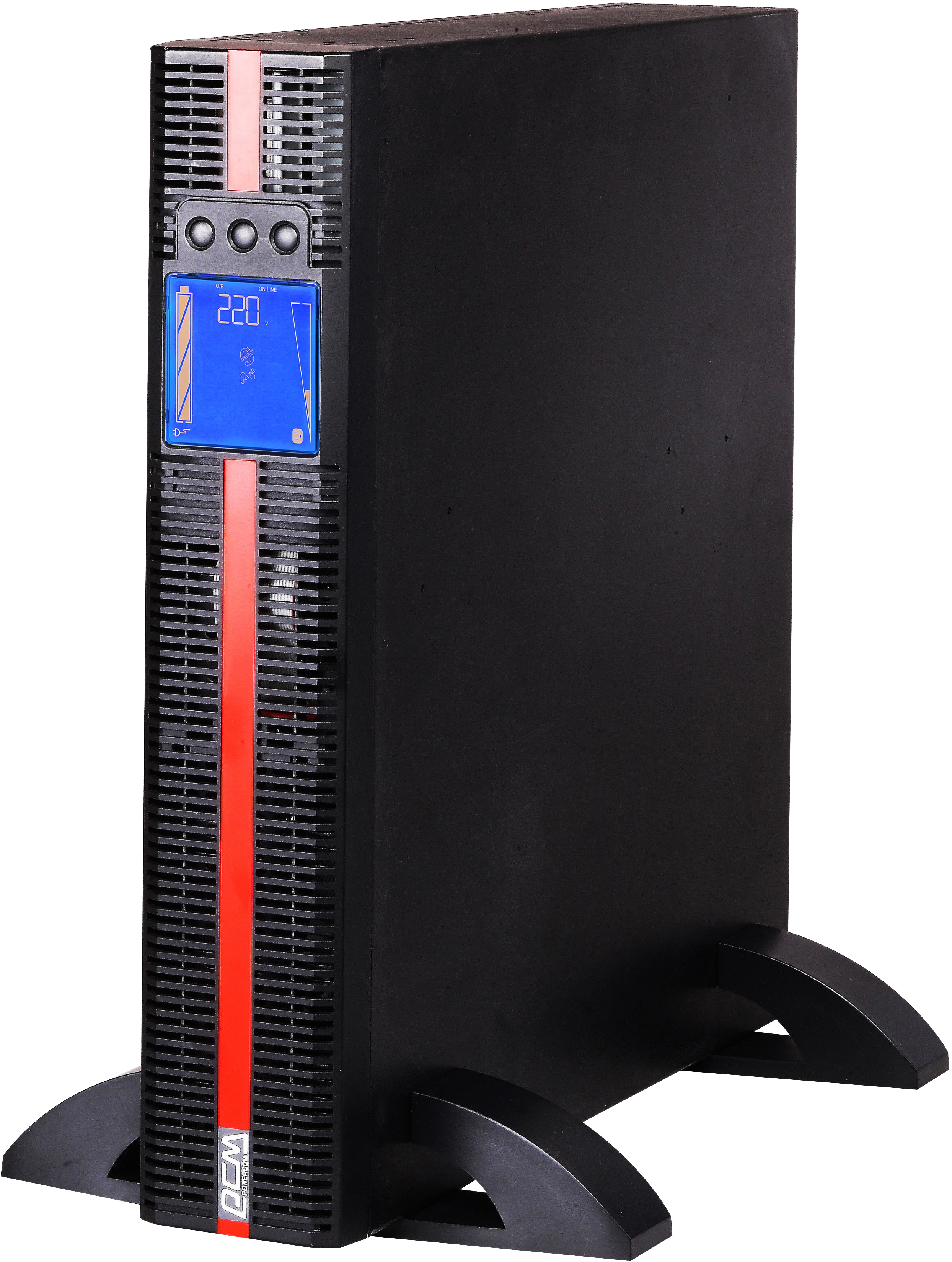 Джерело безперебійного живлення Powercom MRT-1500 IEC 1500VA PF=1 online RS232 USB 4 IEC LCD