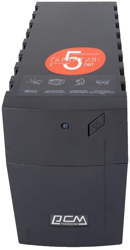 в продажу Джерело безперебійного живлення Powercom RPT-800AP Schuko 800VA/480W line-interactive USB 3 Schuko - фото 3