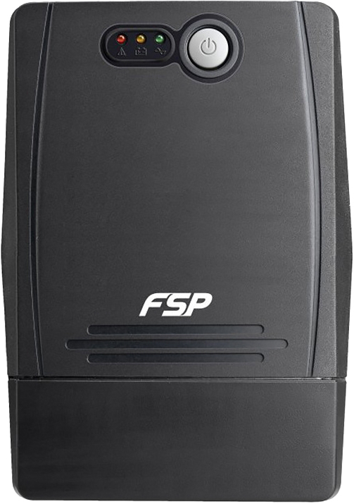 Джерело безперебійного живлення FSP FP1000, 1000ВА/600Вт, Line-Int, IEC*4, USB/RJ45, AVR, Black PPF6000624 в інтернет-магазині, головне фото