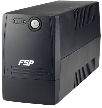 Джерело безперебійного живлення FSP FP800, 800ВА/480Вт, Line-Int, 2* Schuko, AVR , Black PPF4800407