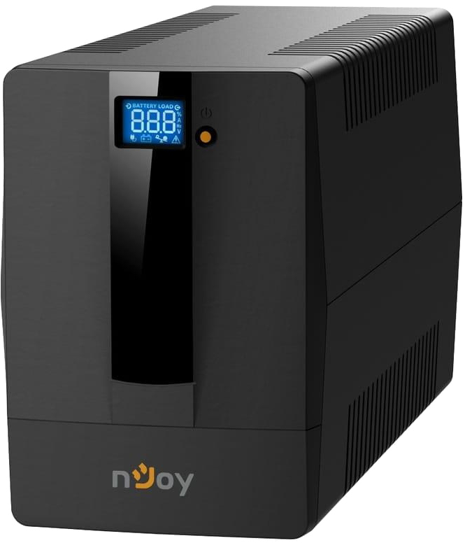 Источник бесперебойного питания nJoy Horus Plus 1000 (PWUP-LI100H1-AZ01B), Lin.int., AVR, 4 x Schuko, USB, LCD, пластик цена 2499.00 грн - фотография 2