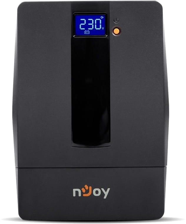 nJoy Horus Plus 1000 (PWUP-LI100H1-AZ01B), Lin.int., AVR, 4 x Schuko, USB, LCD, пластик