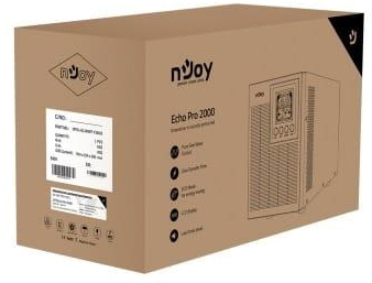 в продажу Джерело безперебійного живлення nJoy Echo Pro 2000 (UPOL-OL200EP-CG01B), Онлайн, 4 x Schuko, USB, LCD, металл - фото 3