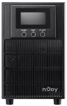nJoy Aten Pro 2000 (PWUP-OL200AP-AZ01B), Online, 3 x Schuko, USB, LCD, металл