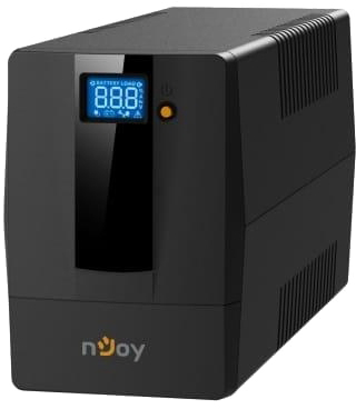 Источник бесперебойного питания nJoy Horus Plus 600 (PWUP-LI060H1-AZ01B) Lin.int., AVR, 2 x Schuko, USB, LCD, пластик цена 1999.00 грн - фотография 2