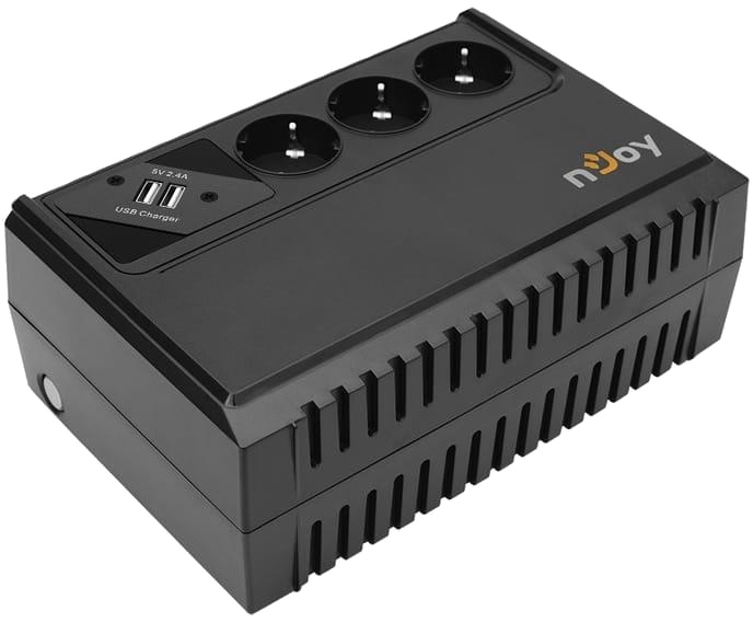 nJoy Renton 650 (UPLI-LI065RE-CG01B) Lin.int., AVR, 3 x Schuko, USB, пластик