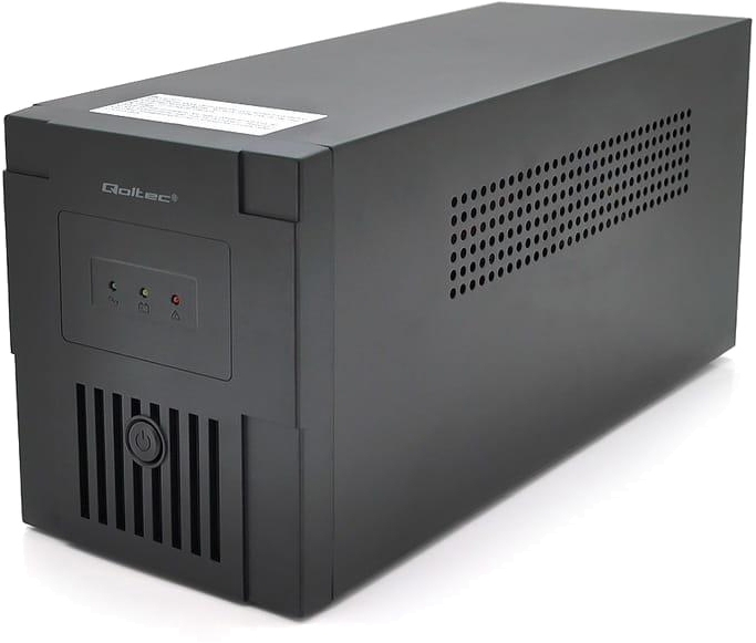 Qoltec QLT1500L-53974/29588, AVR, 2xIEC+2xSchuko