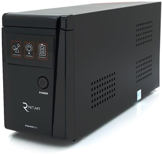 Ritar RTSW-600NL12 LED, Lin.int., 1xSchuko, металл (RTSW-600NL12/28947)