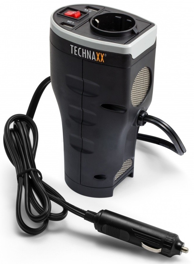 Цена автомобильный инвертор Technaxx TE13 с 2 USB (4645-TECHNAXX) в Кропивницком