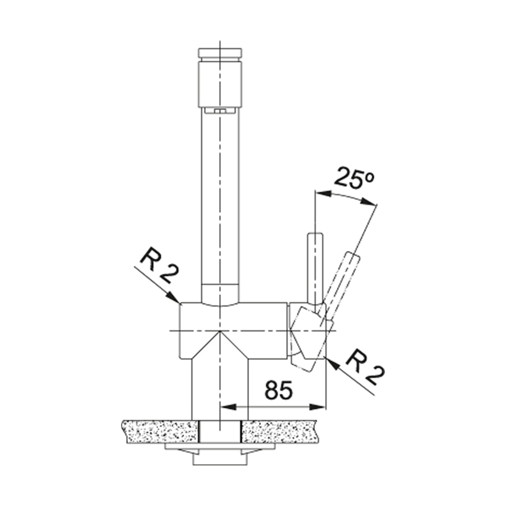 Franke Atlas Neo (115.0521.441) Габаритные размеры