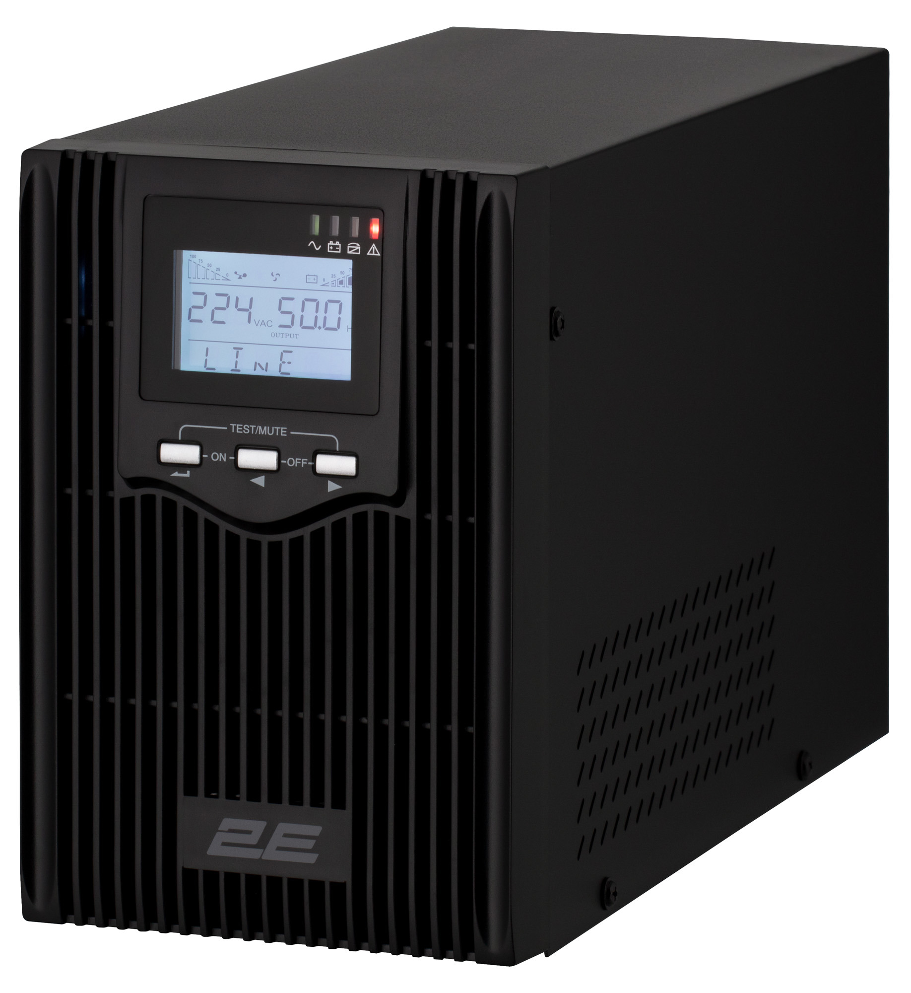 2E PS1000L, 1000VA/800W, на внешние АКБ 2*12В, 2xSchuko+1xC13