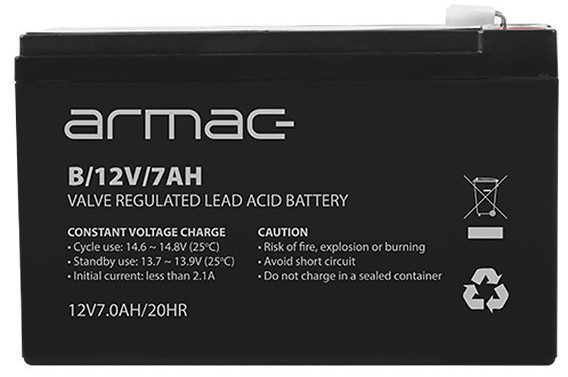 Отзывы аккумуляторная батарея Armac 12V, 7.0 A (B/12V/7AH)