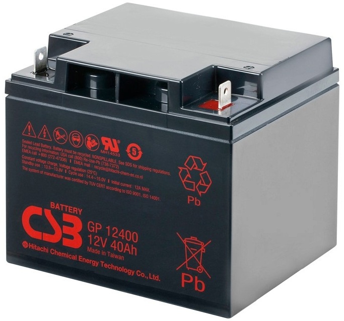 Аккумулятор 40 A·h CSB 12V 40AH (GP12400/04309) AGM