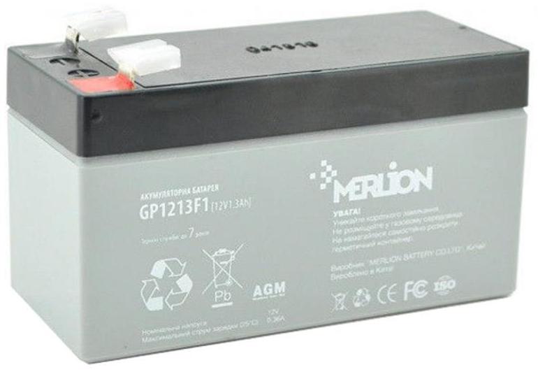 Купить аккумуляторная батарея Merlion 12V 1.3AH (GP1213F1/06005) AGM в Чернигове