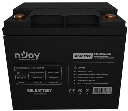 Аккумуляторная батарея nJoy GE4012FF 12V 40AH (BTVGCDTOMTCFFCN01B) GEL цена 2999.00 грн - фотография 2