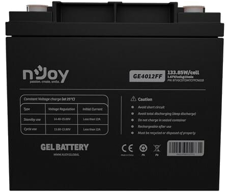в продаже Аккумуляторная батарея nJoy GE4012FF 12V 40AH (BTVGCDTOMTCFFCN01B) GEL - фото 3