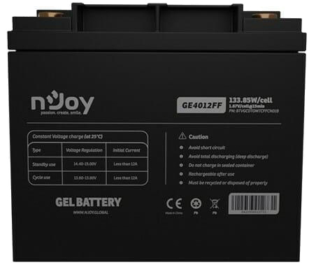 продаём nJoy GE4012FF 12V 40AH (BTVGCDTOMTCFFCN01B) GEL в Украине - фото 4