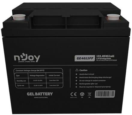 Инструкция аккумуляторная батарея nJoy GE4012FF 12V 40AH (BTVGCDTOMTCFFCN01B) GEL