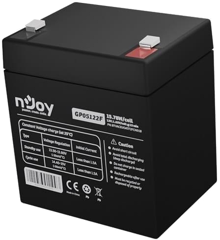 Аккумуляторная батарея nJoy GP05122F 12V 5AH (BTVACEUOATF2FCN01B) AGM отзывы - изображения 5
