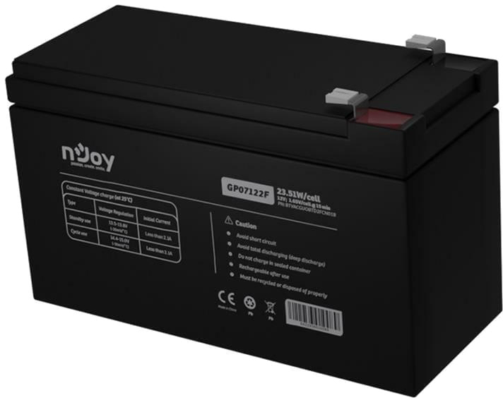 Акумуляторна батарея nJoy GP07122F 12V 7AH (BTVACGUOBTD2FCN01B) AGM відгуки - зображення 5