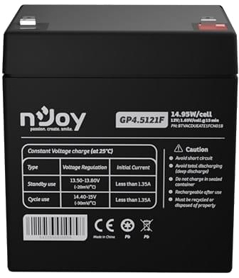 Відгуки акумуляторна батарея nJoy GP4.5121F 12V 4.5AH (BTVACDUEATE1FCN01B) AGM